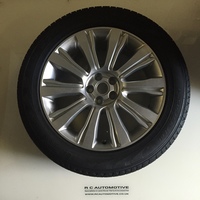 Genuine OE Range Rover Evoque L538 19" 10 Spoke Style 103 Sparkle Silver Alloy Wheels and Tyres